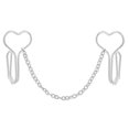 thumbnail image 1 of Stainless Steel Nose Chain: Non Piercing Nostril Chain Nose Jewelry for Women, 1 of 2