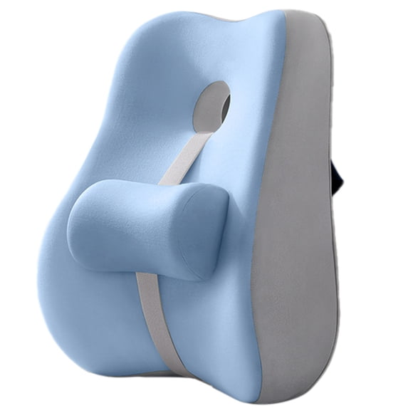 CJiaWei Ergonomic Lumbar Support Cushion For Chair Back Comfortable Seat Pillow For Long Sitting And Sleeping