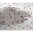 thumbnail image 4 of oneOone Viscose Chiffon Fabric Leaves & Flower Floral Print Sewing Fabric BTY 42 Inch Wide, 4 of 4