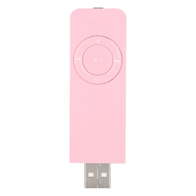 Lecteur MP3 Portable, Lecteur MP3 pour Écouter de la Musique avec Cordon USB Lecteur MP3 pour l'Extérieur pour Écouter de la Musique pour la Maison Noir,Vert,Bleu,Rose