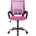 thumbnail image 1 of BestOffice Ergonomic Mesh Executive Office Chair, Adjustable Rolling Task Chair with Lumbar Support, Pink, 1 of 7