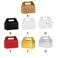 thumbnail image 4 of Cake Storage Box with Handles Party Boxes Food Snacks Gifts Packaging Case Egg Tart for Home Restaurant Bakery Brown, 4 of 9