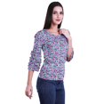 thumbnail image 3 of Moomaya T-Shirts Décontractés pour Femmes en Coton Grande Taille à Manches 3 /4 à Col Rond, 3 of 4