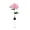 Rose, variante sur Lampe Solaire en Pivoine Décoration Extérieure, Piquets Lumineux Solaires IP65 LED, Allée Patio Jardin, Cartes de la Saint-Valentin, Piquet de Fleurs en Métal pour l'Extérieur, Bannière Joyeux Anniversaire