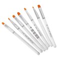 thumbnail image 2 of Nail Brush, For Nail Art Not Easy To Rust Nail Painting Brush, Not Easy To Shed Hair Manicure Store For Home Transparent Color,Gold, 2 of 8