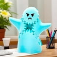 thumbnail image 1 of 3D Printed Ghost Gear Toy, Cute Ghost Shaped Fidget Cube, Unique Collectible for All Ages, 1 of 2