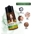 thumbnail image 4 of Herbishh Hair Color Shampoo – Enriched Dye Shampoo & Conditioner- PPD Free - Ammonia-Free Hair Dye Shampoo (Light Brown), 4 of 5