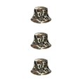 thumbnail image 4 of VONKY Comfortable And Breathable Fisherman Hat For Sun Protection Sunscreen Fisherman Cap Hat Summer disruptive pattern1 58cm 3Set, 4 of 6