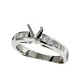thumbnail image 2 of Bague de Fiançailles Cathédrale Taille Princesse 1/2ct, 2 of 3