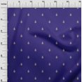 thumbnail image 3 of oneOone Cotton Jersey Blue Fabric Block Craft Projects Decor Fabric Printed By The Yard 58 Inch Wide, 3 of 4