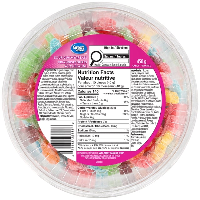 Great Value Sour Gummy Treats