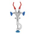 thumbnail image 4 of Clamp de Fiole Chimique, Instrument Double Régulateur Fiole Chimique Pince Acier Porte-Corbeaux Condenseur pour Tube à Condensat Fixe Ou Fiole sur Corbeaux, 4 of 8