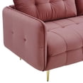 thumbnail image 4 of Modway Cameron Sofa en Velours de Performance Capitonné, 4 of 11