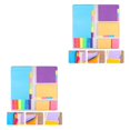 thumbnail image 1 of Ruiboury Multipurpose Notes Book Suitable For Various Tasks And Situations Highlight Mark Pad Sticky Notes 2Set, 1 of 6