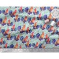 thumbnail image 3 of Soimoi Cotton Poplin Fabric Text & Hen Bird Print Fabric by Yard 56 Inch Wide, 3 of 3