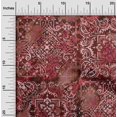 thumbnail image 2 of oneOone Polyester Spandex Maroon Fabric Asian Sewing Craft Projects Fabric Prints By Yard 56 Inch Wide, 2 of 4