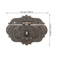thumbnail image 3 of Shisuyan Drawer Decorative Hasp Latch Zinc Alloy 4Pcs 3.73X2.87X0.47in, 3 of 9