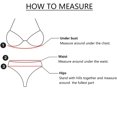 thumbnail image 2 of ORUYROP Retro Set Tow Women Swimsuit Front Two Halter Wrap Piece Print Piece Gradient Low Vintage Bikini, 2 of 5