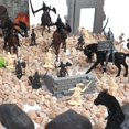 thumbnail image 4 of TISHITA Simulation Soldier Static Model Castle Playset Building Model Toys Cavalry War Horse Action Figures for Collection Decorative Home Boys Kids, 4 of 8