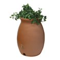 thumbnail image 2 of Algreen Castilla 50 Gallon Plastic Rain Water Collection Barrel, Terra Cotta, 2 of 4