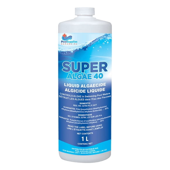 Super Algae 40 Algaecide (1 L) by Pool Supplies Canada