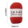thumbnail image 3 of Birdeem 5 Strands Milk Cotton Doll Crochet Diy Knitting Thread Baby Sweater Wool Ball, 3 of 6