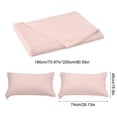 thumbnail image 3 of Birdeem Queen Size Sheet Set 3 Piece, 100% Polyester Bed Sheets with Pillowcases, Wrinkle Resistant & Easy Care Solid Color Bedding, Soft Breathable Sheets for Comfortable Sleep, 3 of 9