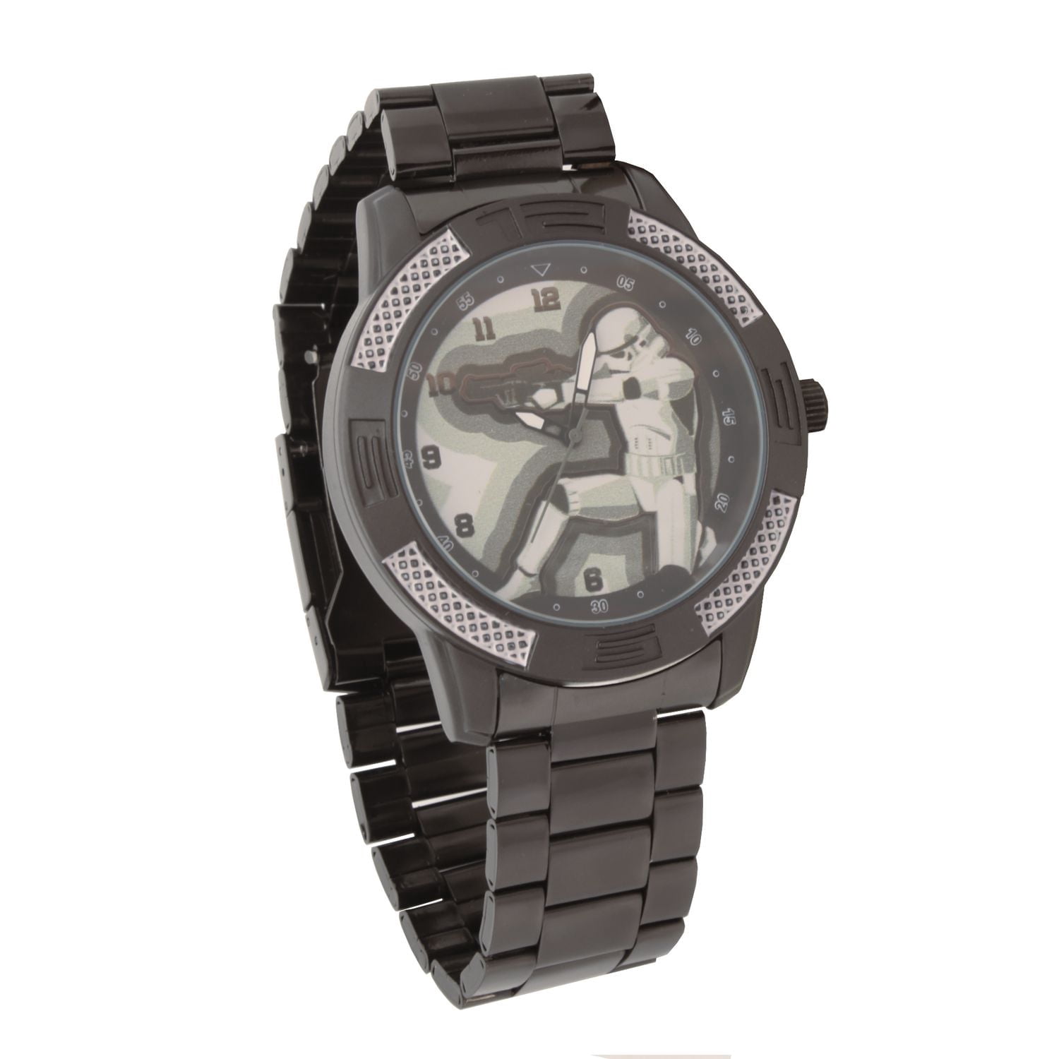 Adult Spiderman Black Metal Bracelet Watch
