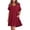 Red, variant on Ketyyh-chn99 Summer Dress for Women Plus Size Floral Flare Dress Casual Mini Dress Loose Comfy Striped Long Sleeve Long Dress Dark Blue,2XL