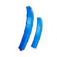 thumbnail image 2 of spellwife Universal Bike Mudguard Set Bicycle Front Rear ABS Plastic Mud Fender with Taillight, Blue, 2 of 9