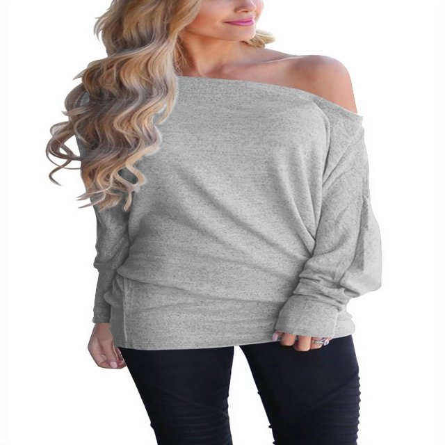 Pull-overs Surdimensionnés à Manches Longues en Tunique (Femmes)