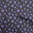 thumbnail image 1 of oneOone Rayon Blue Fabric Floral Retro Sewing Material Print Fabric By The Yard 56 Inch Wide, 1 of 5