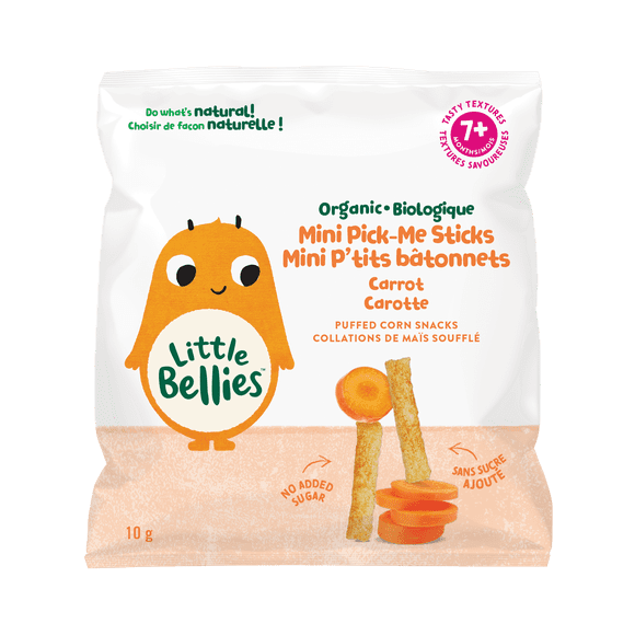Little Bellies Carrot Mini Pick Me Sticks 7+ Months, 10gr