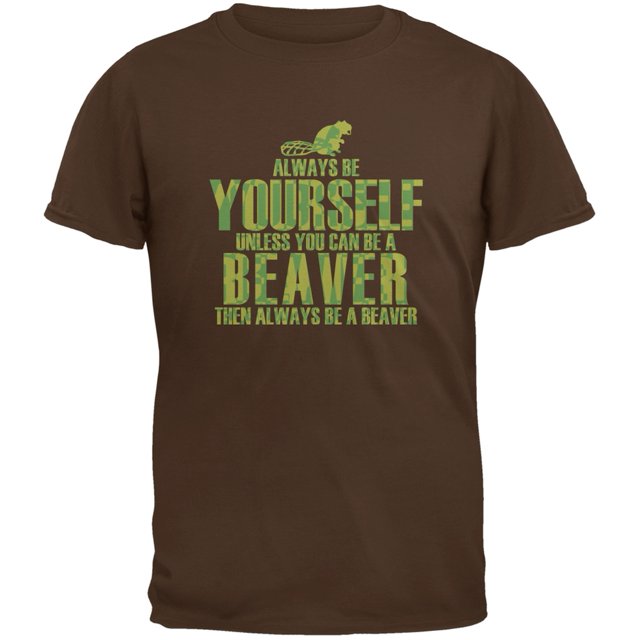 Always Be Yourself Beaver Brown Youth T-Shirt