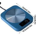 thumbnail image 3 of Heated Saucer Thermostatic Beverage Warmer for Kitchen, Electric Cup Warmer with Fast Heating Technology, Portable & Compact for Coffee, Tea & Beverages, Kitchen Essentials & Home Accessory, 3 of 6