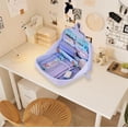 thumbnail image 4 of EGNMCR Closet Organizers and Storage, Kitchen Organization Pencil Case For Primary School Students 12-layer Pencil Case With High Appearance And Multifunctional Pencil Case Stationery pocket, 4 of 6