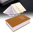 thumbnail image 4 of Book Safe, Storage Lock Box Small Book Safe  For Traveling Brown, 4 of 8