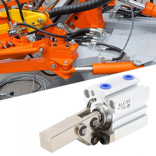 Peahefy Air Cylinder, Clamp Arm Lever Pneumatic Cylinder, High Precision For Home Use