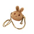 thumbnail image 2 of Dvkptbk Cute Plushed Rabbited Crossbody Bag Fashion Princess Coin Purse Baby Girl Accessory Bag easter decorations, 2 of 6