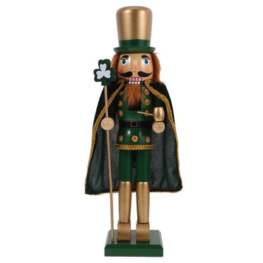 Shisuyan Wooden Nutcracker Christmas Decor Tabletop Cabinet Display Xmas Festival Nutcracker Classic Holiday Decor Nutcracker Ornament