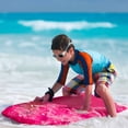 thumbnail image 2 of Goplus 37 Pieds' Planche de Surf Super Légère avec Laisse EPS Core Boarding IXPE Rose, 2 of 10