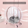 thumbnail image 3 of Wheeled Pet Carrier, Cat Trolley Case Practical Labor Saving Transparent  for Bathing, 3 of 7