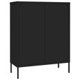 thumbnail image 3 of vidaXL Armoire à Tiroirs Noire 80x35x101,5 cm Acier, 3 of 5