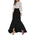 thumbnail image 2 of Ketyyh-chn99 Robe Femme Robe Courte Robe de Soirée Robe Droite Unie pour Vacances Robe à Enfiler Robe de Plage Noir,4TG, 2 of 5