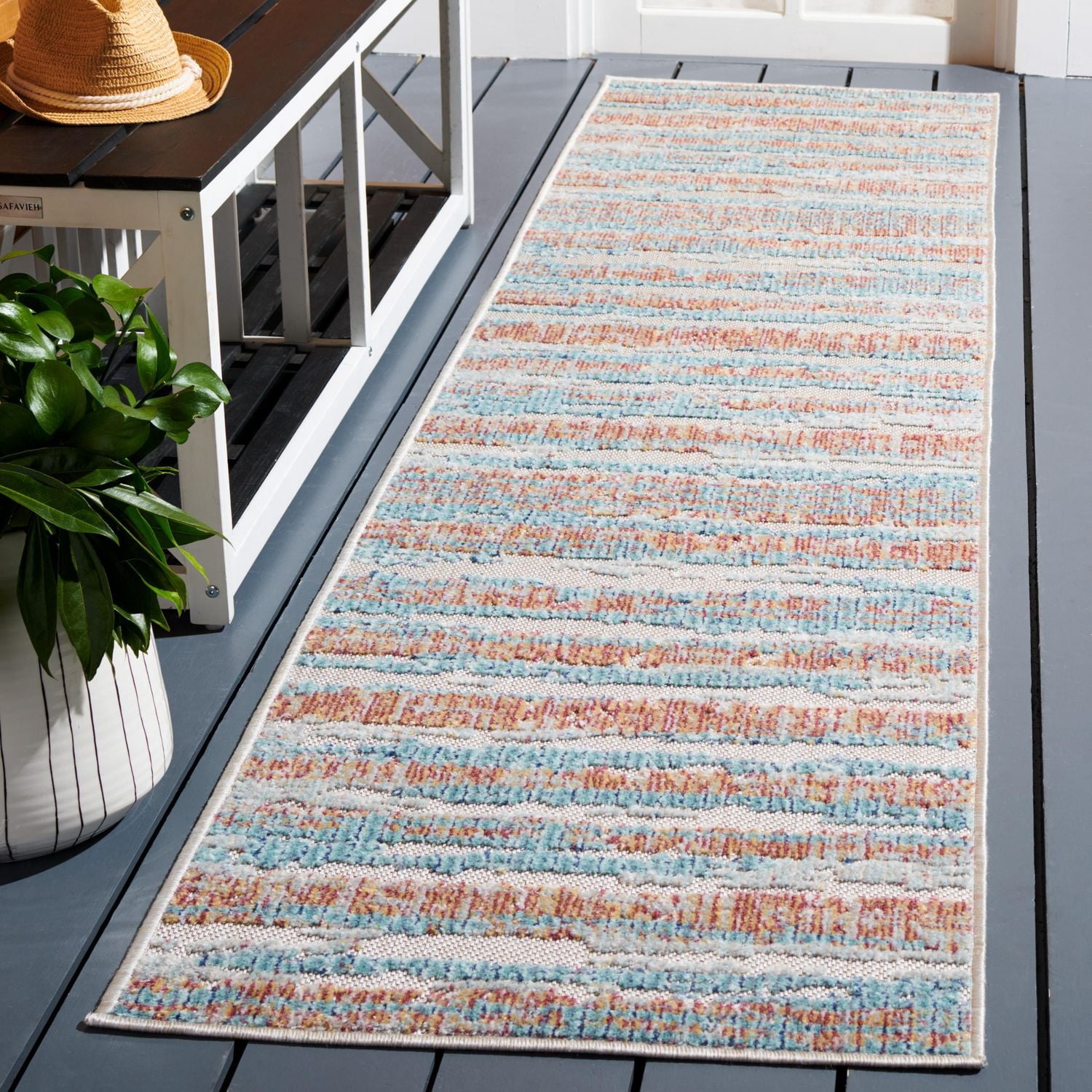 SAFAVIEH Cabana Gaila Abstract Indoor/Outdoor Area Rug
