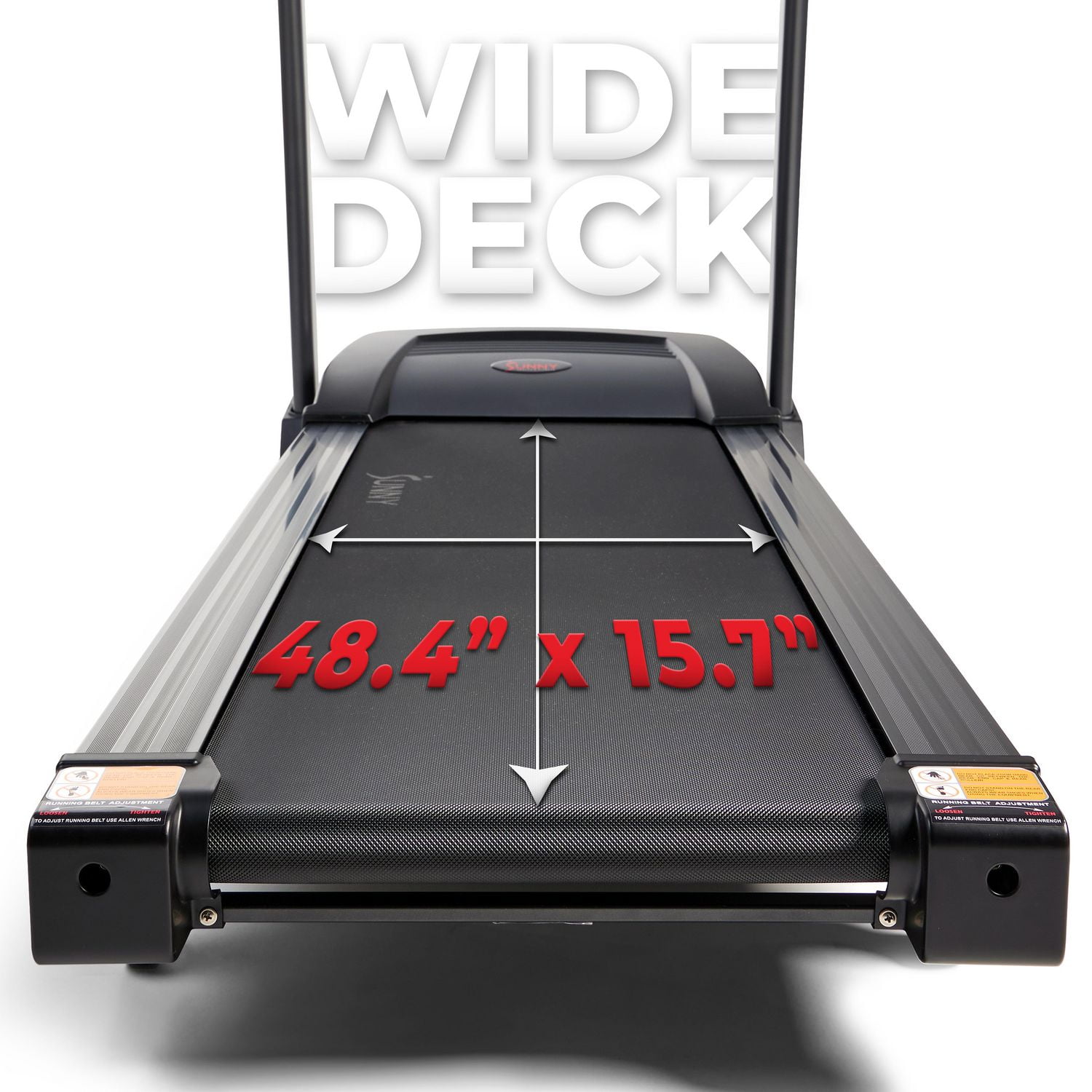 Tapis de course intelligent et pliable Sunny Health & Fitness Premium avec inclinaison automatique et connectivité Bluetooth améliorée (application exclusive SunnyFit®)