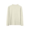 thumbnail image 4 of zbxnLI T-Shirts à Col Montant pour Hommes à Manches Longues, Chandails Décontractés à Enfiler, T-Shirts Doux Extensibles, Chandail de Base pour Hommes, 4 of 8