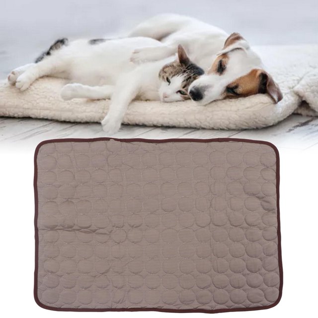 Pet Cooling Mat Breathable Folding Reusable Summer Self Cooling Cushion For Dogs Cats L