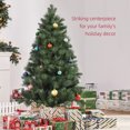 thumbnail image 4 of HOMCOM Arbre de Noël Artificiel de 6 Pieds avec Branches Réalistes Vert, 4 of 10