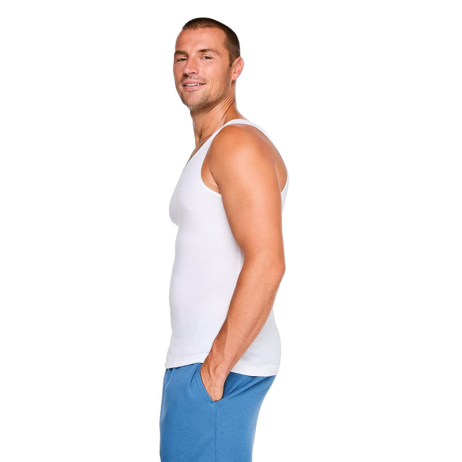 George Men's A-Shirt 4-Pack
